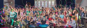 HulaHoop workshop and festival group photo