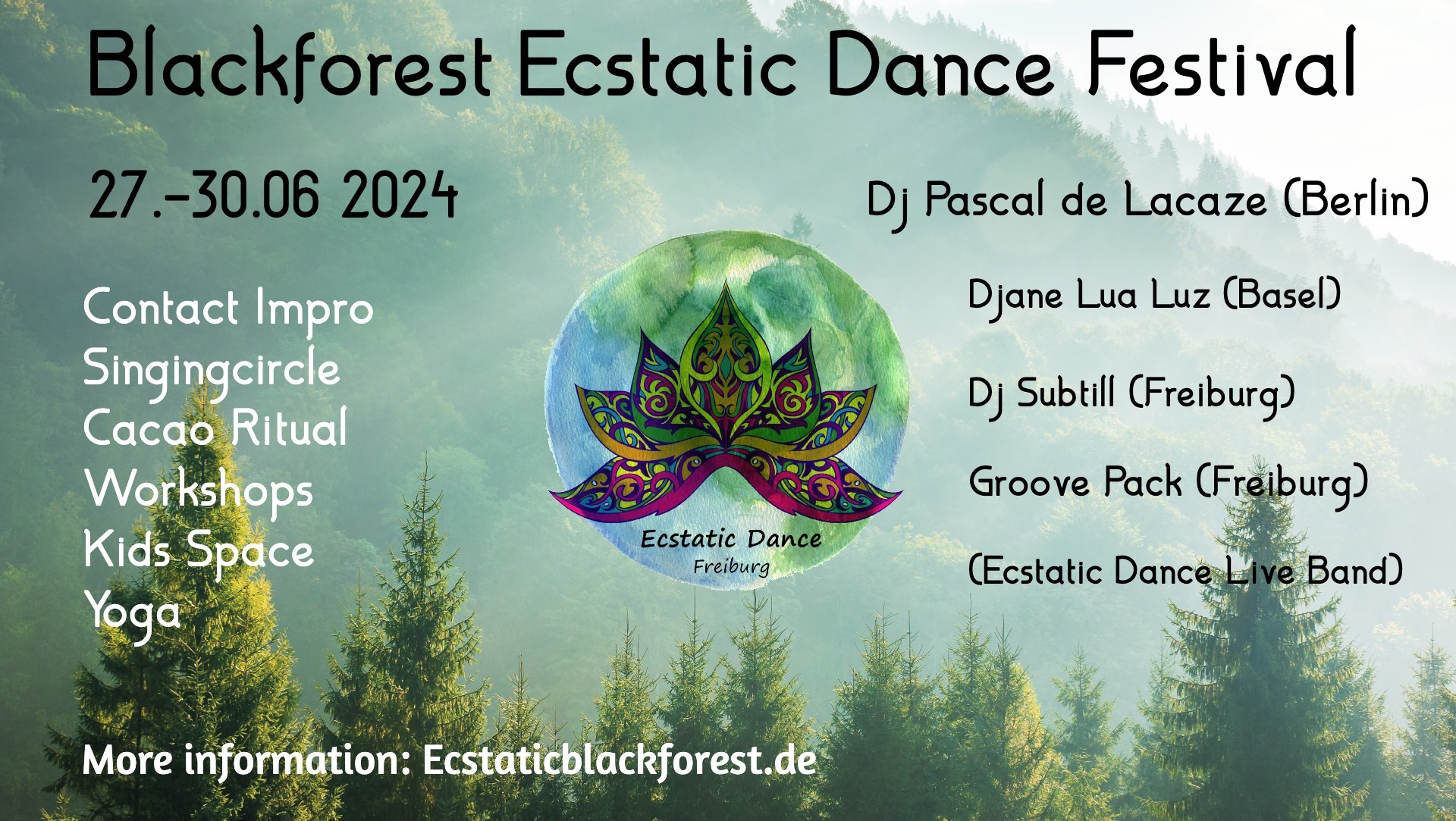 Blackforest Ecstatic Dance Festival Small Festivals & Retreats in Europe